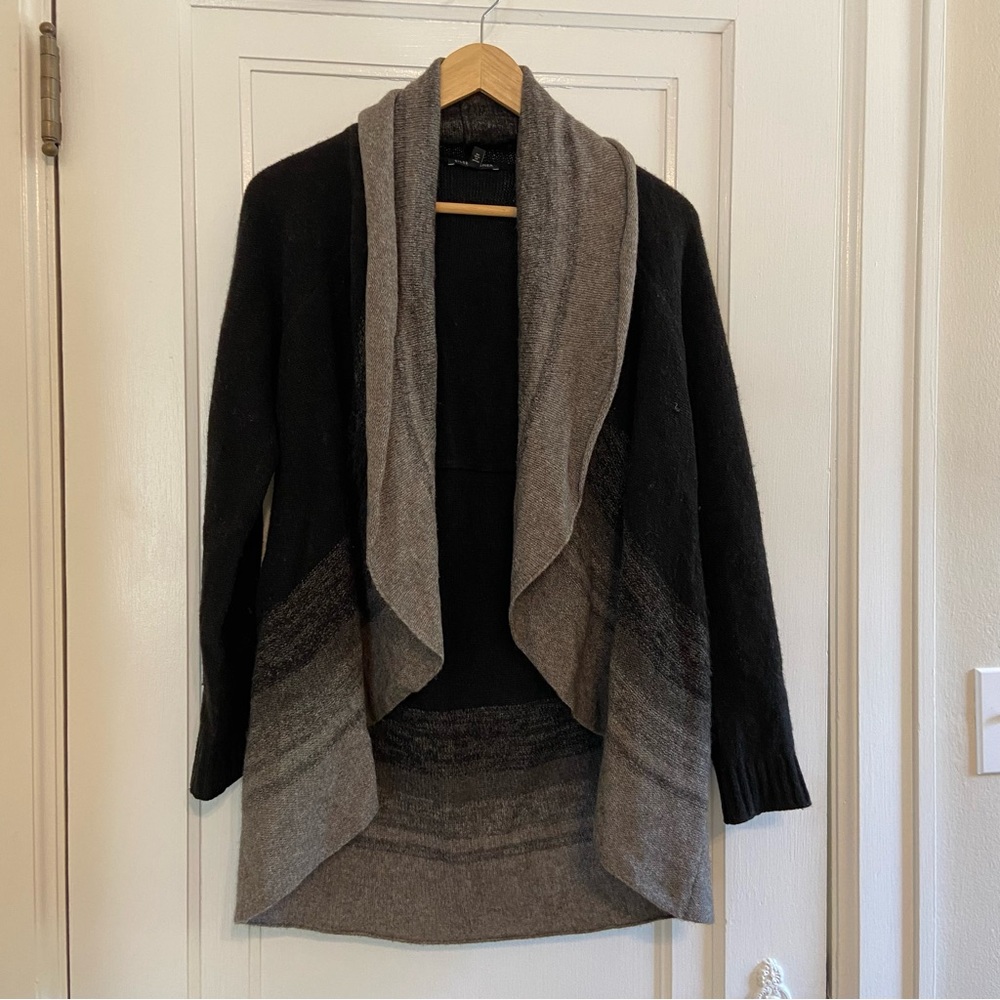Eileen Fisher ombré open cardigan sweater - Picture 2 of 7